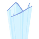 High-Quality Clear PVC Shower Seal Ideal for Bath Screens & Shower Doors - 8-10mm Glass