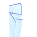 High-Quality Rigid PVC Shower Screen Seal for Effective Water Containment (Lengths of 800mm to 2000mm)