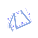 High-Quality Rigid PVC Shower Screen Seal for Effective Water Containment (Lengths of 800mm to 2000mm)