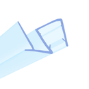 High-Quality Shower Screen Seal for 4-6mm Glass (Available in Multiple Lengths)