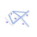 High-Quality Rigid PVC Shower Screen Seal for Straight Glass (800mm, 900mm, 1400mm, 2000mm)
