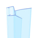 Universal Clear Shower Door Seal – Adjustable for 6-8mm Glass, 26-30mm Gaps