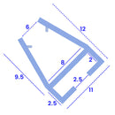 Premium Straight Glass Shower Seal Easy to Install & Customizable
