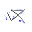 Black Shower Screen Seal for 4-6mm Glass Gaps (2000mm or 2500mm)