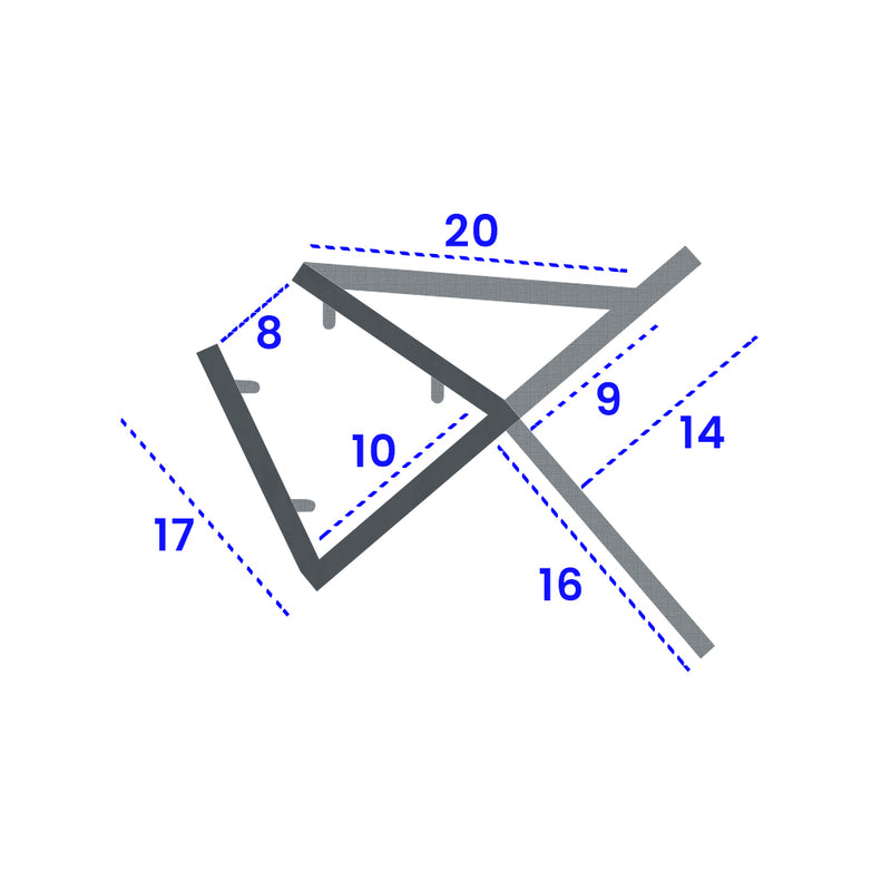 Shower Seal for 8-10mm Glass – Seals Gaps 11-16mm