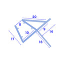 High-Quality PVC U Shower Seal For Straight 8-10mm Glass