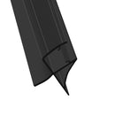 Black Shower Screen Seal for 4-6mm Glass Gaps 5-10mm (Various Lengths)