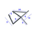 Black Shower Screen Seal for 4-6mm Glass Gaps (2000mm & 2500mm)