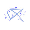 Universal Shower Seal for Straight Glass – Seal Gaps from 2mm to 6mm