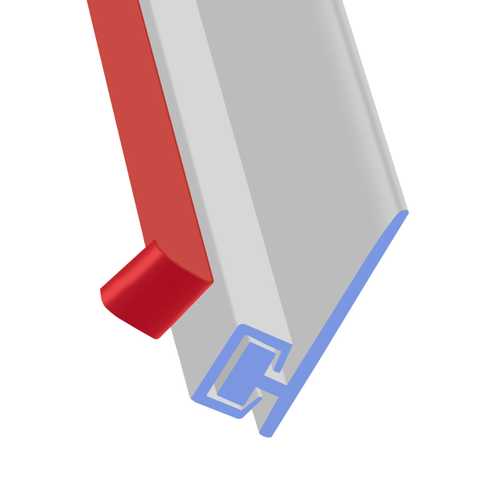 Universal Clear Shower Seal Compatible with 5mm Glass and Thicker