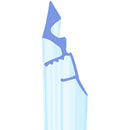 Clear PVC Shower Screen Seal for 4-6mm Glass (Lengths of 800mm to 2000mm)