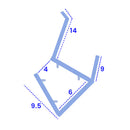 Clear Shower Seal for 4mm-6mm Glass Easy Fit & High Quality