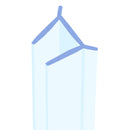 High-Quality Clear U Section Shower Seal For 4mm to 6mm Glass