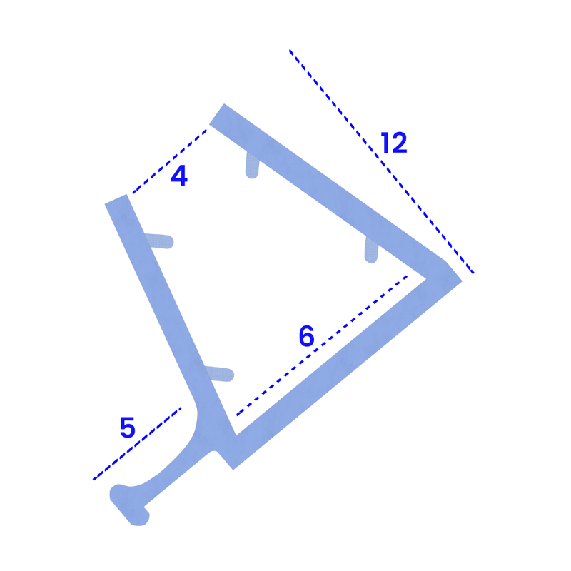 Premium PVC Shower Seal for Straight Glass Simple Installation Guide