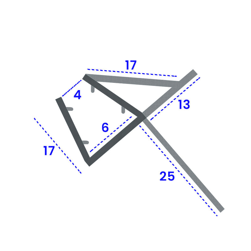 High-Quality Black Shower Seal for 4-6mm Glass Various Lengths Available