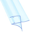 Versatile Clear Shower Seal for Straight Glass Seals Gaps from 7mm to 12mm