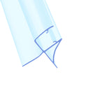High-Quality PVC Shower Seal for 3-4mm Glass - Straight & Curved Options