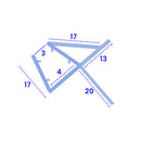 High Quality Shower Screen Seal for 3-4mm Glass (800mm, 900mm, 1400mm, 2000mm)