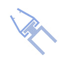 High-Quality PVC Versatile Shower Seal for Glass Thicknesses of 4mm, 5mm, and 6mm