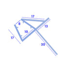 High Quality Shower Screen Seal for 8-10mm Glass (Various Lengths)