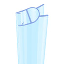 High-Quality Rigid PVC Shower Screen Seal for Straight Glass (Lengths of 800mm, 900mm, 1400mm, 2000mm)