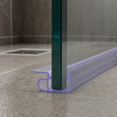 Clear Shower Screen Seal for 4-6mm Glass (Lengths of 800mm, 900mm, 1400mm, and 2000mm)