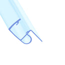 High Quality Rigid PVC Shower Screen Seal for Straight Glass (Lengths of 800mm to 2000mm)