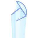 Clear Rigid PVC U Section Seal For 3mm to 4mm Glass With Gap Sealing