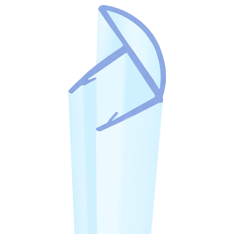 High-Quality Clear Shower Seal for Bath Screens No Adhesive Needed