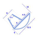 High Quality Shower Seal for 3-4mm Glass (Available in Multiple Lengths)