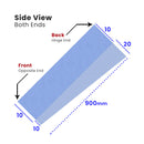 Tapered Seal for Bath Screens and Shower Doors