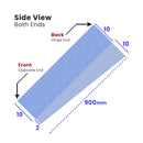 Tapered Shower Screen Seal for Straight Glass (900mm)