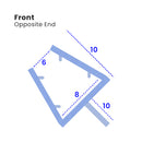 90cm Tapered Shower Seal for Bath and Shower Screens - Easy Fit, No Adhesive Needed