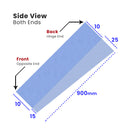 Clear Adjustable Shower Seal for Uneven Gaps – 8mm Glass, 90cm Length