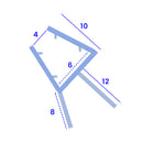 High-Quality Rigid PVC Shower Screen Seal for Bath & Shower Doors (800mm, 900mm, 1400mm, 2000mm)