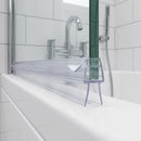 Rigid PVC Shower Screen Seal for Straight Glass (Various Lengths)