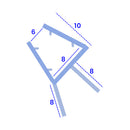 High Quality PVC Shower Screen Seal for Straight Glass (800mm, 900mm, 1400mm, 2000mm)
