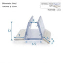 Clear Shower Screen Seal for 4-6mm Glass Doors