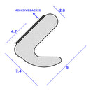 High-Quality White Sponge V-Seal Self-Adhesive Durable & Easy to Install