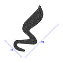 High-Performance 29mm x 15mm Sponge Seal – Ideal for Metal, Wood, and Plastic Bonding