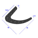 Watertight Sponge Seal Perfect for Marine, Automotive and Industrial Use