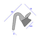 23mm x 15mm EPDM Sponge Seal – Versatile Automotive and Industrial Use