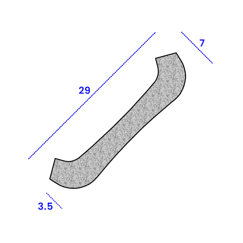 Triumph TR Series Tunnel Seal Durable 29mm x 7mm EPDM Sponge