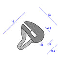 Universal Mini Door & Side Window Seal – Superior Compression & Easy Install