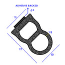 Heavy-Duty Double Bulb Sponge Seal 10mm x 17mm Weatherproof & Easy to Apply