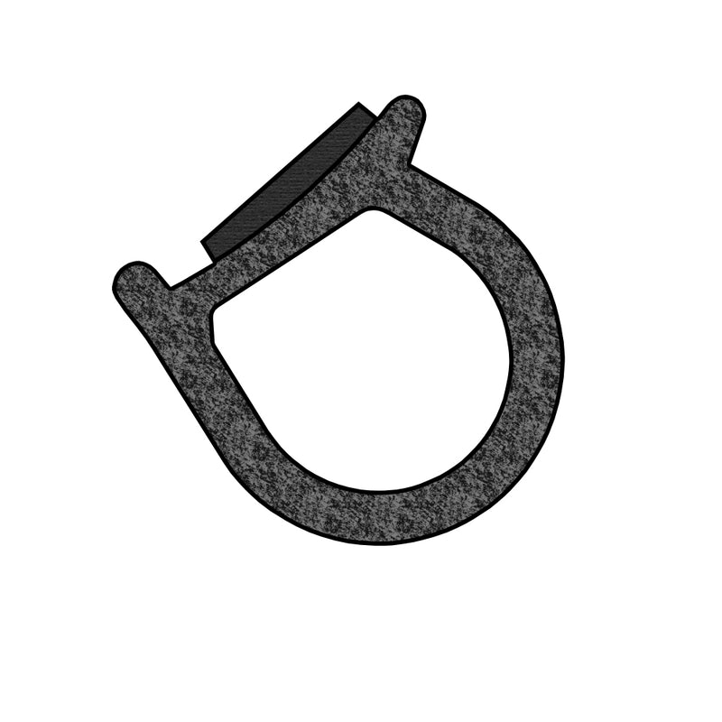 Watertight Self-Adhesive Rubber Seal 13.7mmx14.5mm Durable EPDM Per Metre Seal