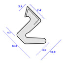 White Schlegel Aquamac 21 Foam Flipper Seal 50m Coil Ultimate Weatherproofing & Insulation