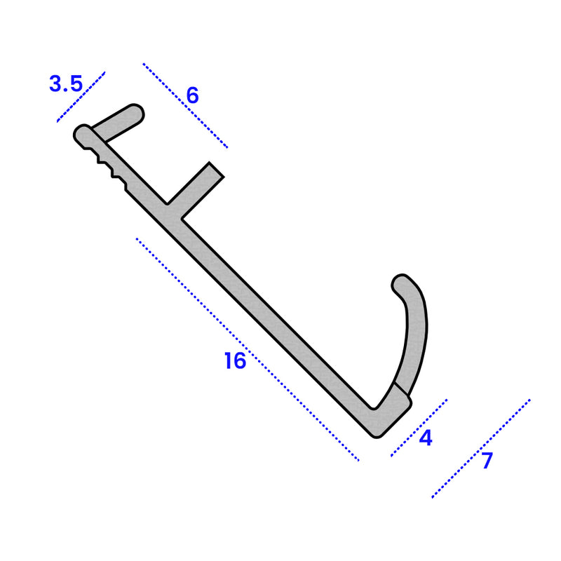 Professional-Grade 16mm Black Flipper Seal – Strong, Flexible &amp; Weather-Resistant