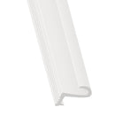Premium White Angled Flipper Weather Seal 10mm High Easy Fit for Windows & Doors