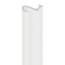 Premium White Angled Flipper Weather Seal 10mm High Easy Fit for Windows & Doors